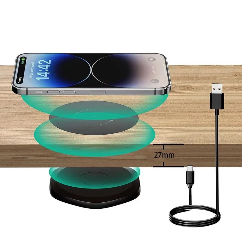 Belvair Invisible Under-Desk Wireless Charger