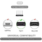 Metal Port Protectors, Set of 4