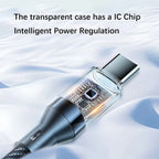Belvair Fast-Charge Cable with Power Display