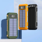 Solar Power Bank Display & Flashlight (Laser)
